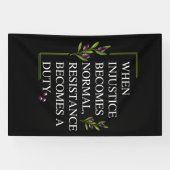 ALS ONRECHT NORMAAL WORDT, WORDT WEERSTAND SPANDOEK (Horizontaal)