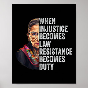 Als onrecht wet wordt, wordt verzet een plicht poster