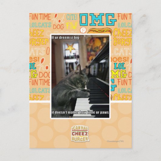 Als onze droom groot is briefkaart (Voorkant)