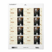 Als onze droom groot is etiket (Full Sheet)