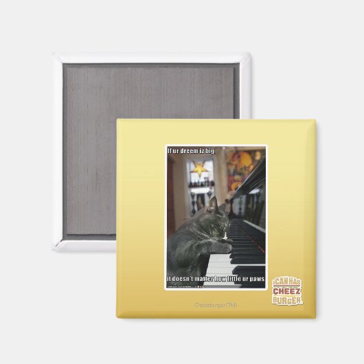 Als onze droom groot is magneet (Voorkant / Achterkant)