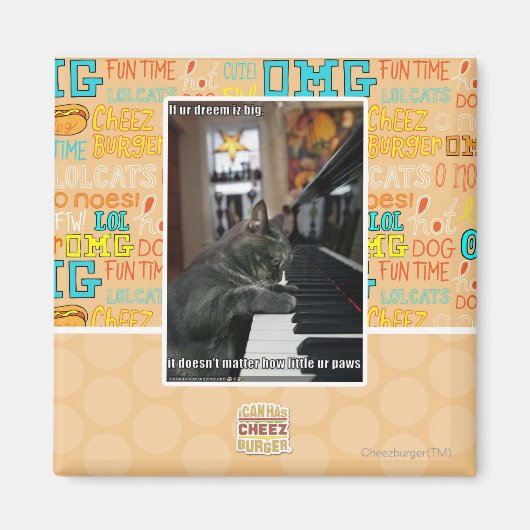 Als onze droom groot is magneet (Voorkant)