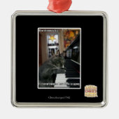 Als onze droom groot is metalen ornament (Voorkant)