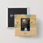 Als onze droom groot is vierkante button 5,1 cm (Voorkant /achterkant)