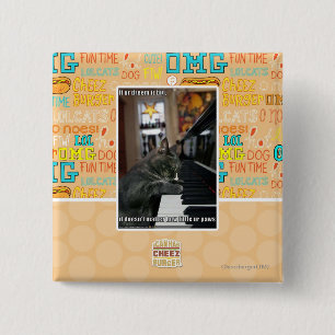 Als onze droom groot is vierkante button 5,1 cm