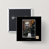 Als onze droom groot is vierkante button 5,1 cm (Voorkant /achterkant)