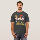 Als opa het niet kan oplossen, kan niemand flauw v t-shirt (Voorkant volledig)