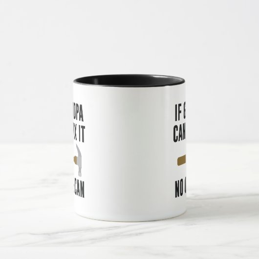 Als opa het niet kan oplossen mok (Midden)