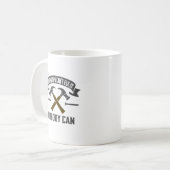 Als opa het niet kan repareren, kan niemand het -  koffiemok (Voorkant links)