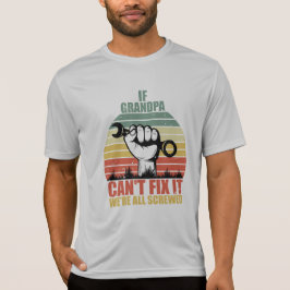 Als opa het niet kan repareren zitten we allemaal  t-shirt