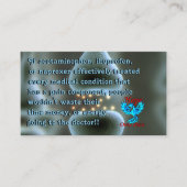 Als OTC effectief waren / Medische Roulette Phoeni Visitekaartje (Voorkant)