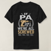 Als PA cant repareren we allemaal geheimgehouden G T-shirt (Design voorkant)