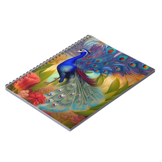 als pacock notitieboek (Linkerzijde)