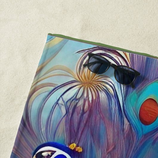 als Pacock Strandlaken (In situ)