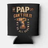 Als Pap het kan repareren grappige klusjesman opa Blikjeskoeler (Voorkant)