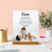 Als papa als zoontje dochter oprechte papa Gezegde Acryl Bord (Huwelijk)