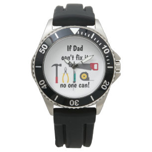 Als papa het niet kan oplossen Fun Quote voor vade Horloge