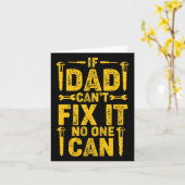 Als papa het niet kan oplossen, kan hij de Vaderda Kaart (Gele Bloem)