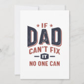 Als papa het niet kan oplossen kan niemand het. | kaart (Voorkant)