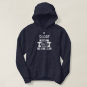Als papa het niet kan oplossen, kan niemand vader hoodie (Design voorkant)