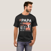 Als Papa het niet kan oplossen T-shirt (Voorkant volledig)