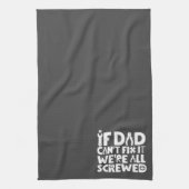 Als papa het niet kan oplossen, zijn we allemaal i theedoek (Verticaal)