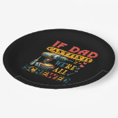 Als papa niet kan repareren papieren bordje (Gekanteld)