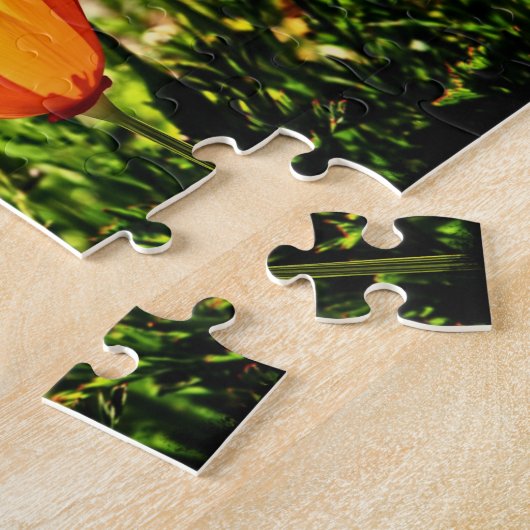  als papaver legpuzzel (Zijkant)