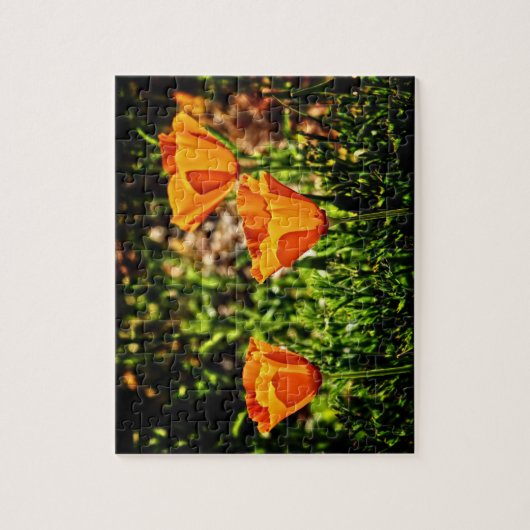  als papaver legpuzzel (Verticaal)