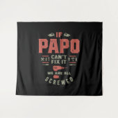 Als Papo het niet kan oplossen, zijn we doorgelich Wandkleed (Voorkant (horizontaal))