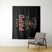 Als Papo het niet kan oplossen, zijn we doorgelich Wandkleed (In situ)