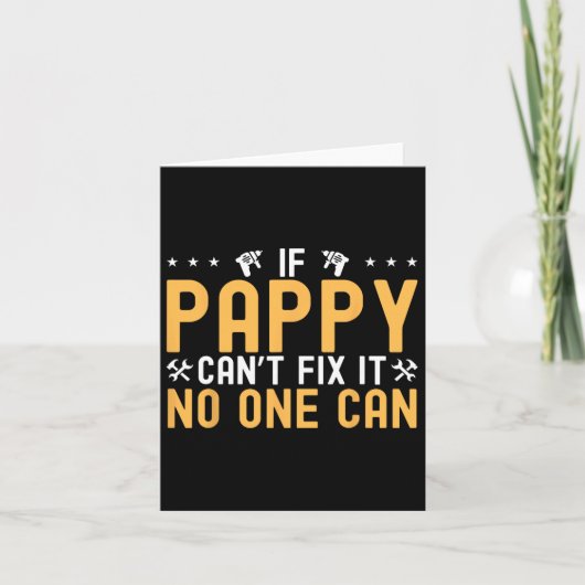 Als Pappy kan &#; het repareren Niemand kan vader Kaart (Voorkant)