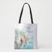  als Peacock-tas Tote Bag (Voorkant)