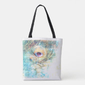 als Peacock-tas Tote Bag (Achterkant)