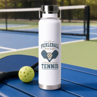 Als Pickleball Eenvoudig Was - Zou Het Tennis Geno Waterfles