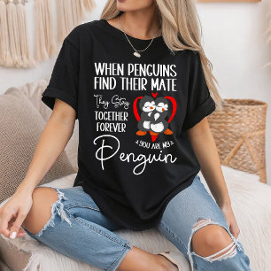 Als Pinguïns hun partner vinden blijven ze bij elk T-shirt
