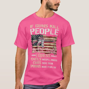 Als Pistolen mensen doden, raden we aan potloden a T-shirt
