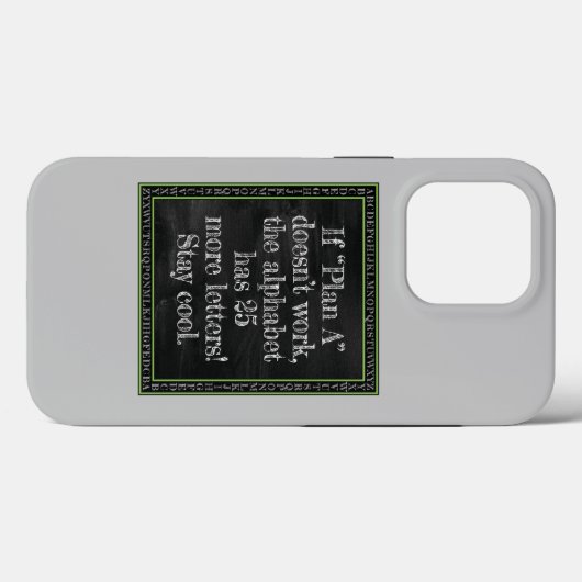 Als Plan A niet werkt... Case-Mate iPhone Case (Achterkant (horizontaal))