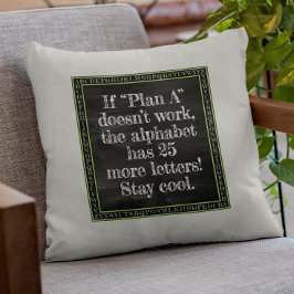 Als Plan A niet werkt... Kussen