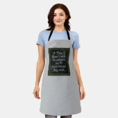 Als Plan A niet werkt... Schort (Gedragen)