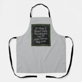 Als Plan A niet werkt... Schort (Voorkant)