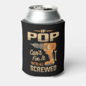 Als Pop kan repareren het grappige klusjesman opa Blikjeskoeler (Blikje Achterkant)