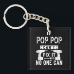 Als Pop Pop het niet kan repareren, kan niemand op Sleutelhanger<br><div class="desc">Als Pop Pop het niet kan repareren, kan niemand opa</div>