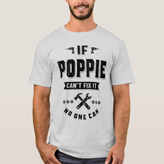 Als Poppie Cant Fix wordt opgelost, kan niemand Va T-shirt (Voorkant)