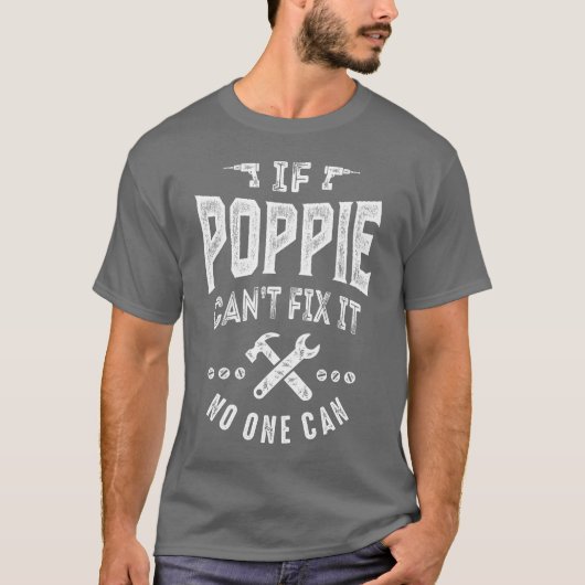Als Poppie het niet kan oplossen T-shirt (Voorkant)