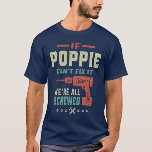 Als Poppie het niet kan oplossen, zijn we allemaal T-shirt (Voorkant)
