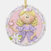  als prinses fotoornament keramisch ornament (Voorkant)