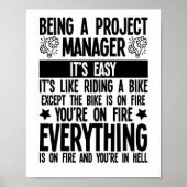 Als projectmanager is het gemakkelijk om te bellen poster (Voorkant)