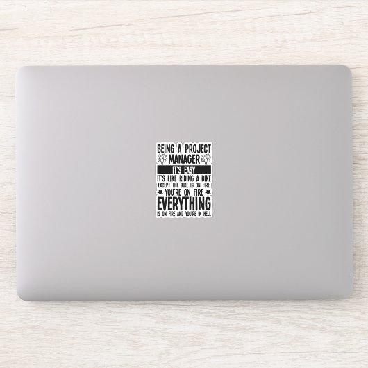 Als projectmanager is het gemakkelijk om te bellen sticker (Computer)