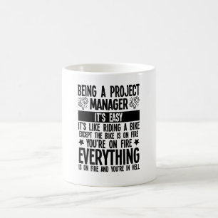 Als projectmanager is het makkelijk, het is net al koffiemok